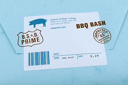 Beganik Summer BBQ Invitation